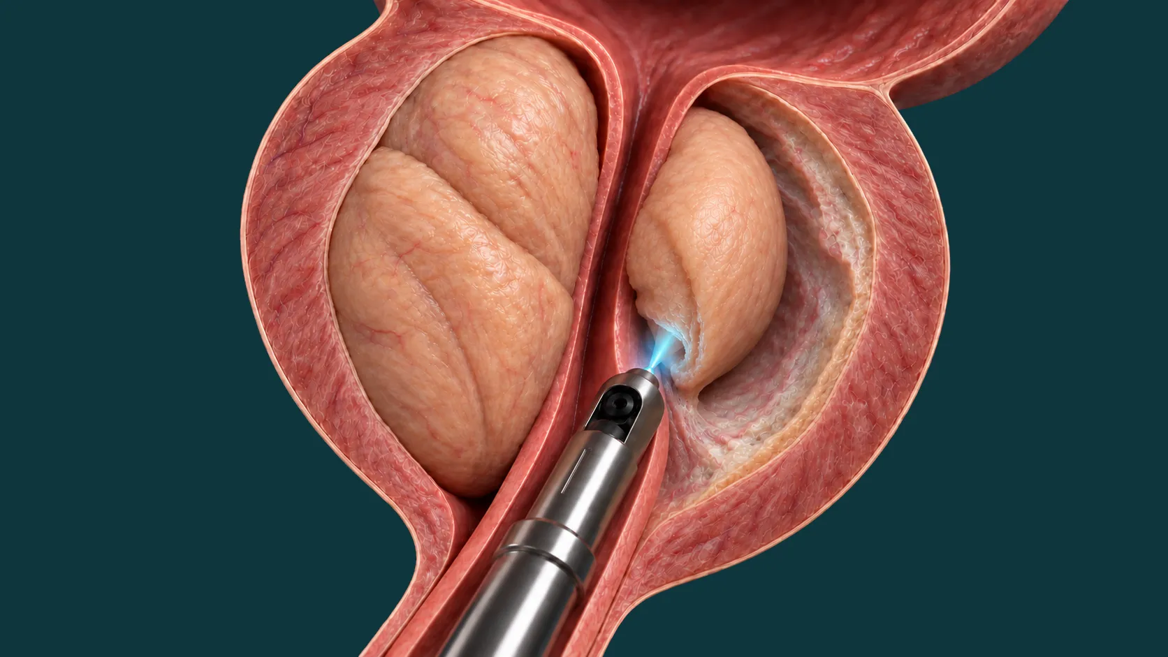 Ilustração tridimensional da técnica ThuLEP.